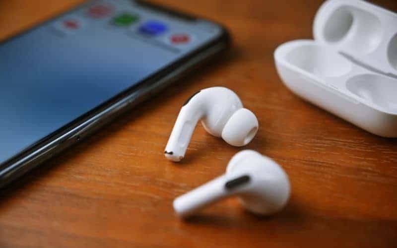 AirPod Pros on a table